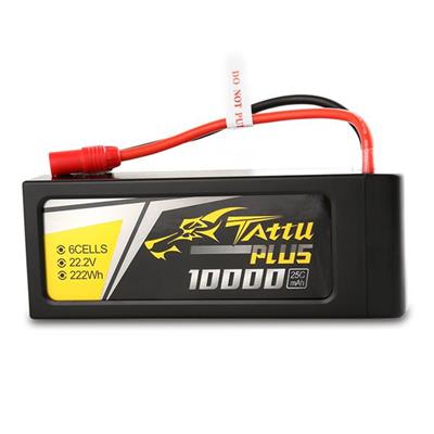 PIN Tattu Lipo 10000mAh, 22.2V, 25C dùng cho drone